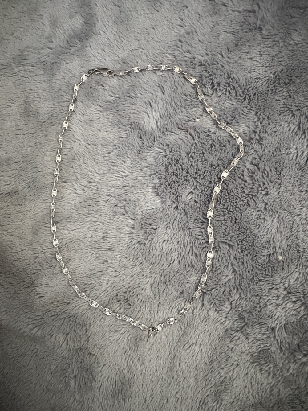 Sterling Silver Chain Necklace - Silver